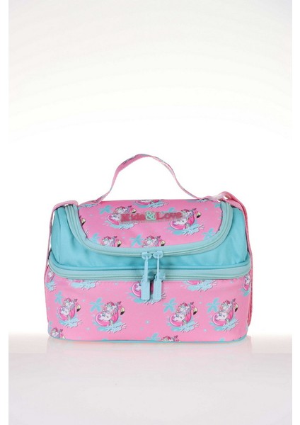 Kids & Love Design Pink Unicorn Beslenme Çantası 24X15X15 (L7075)