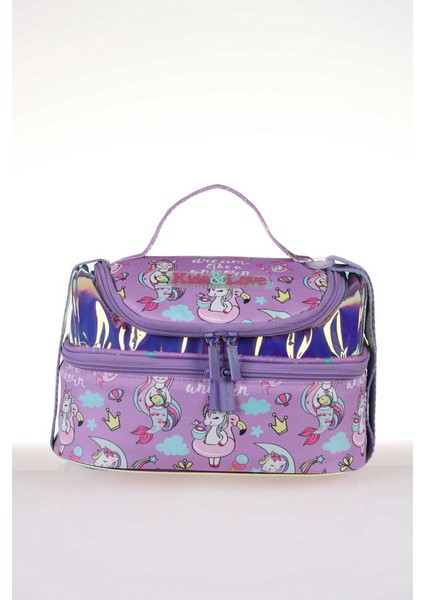 Kids & Love Cat Aynalı Taşlı Beslenme Çantası 24X15X15 (L7063)