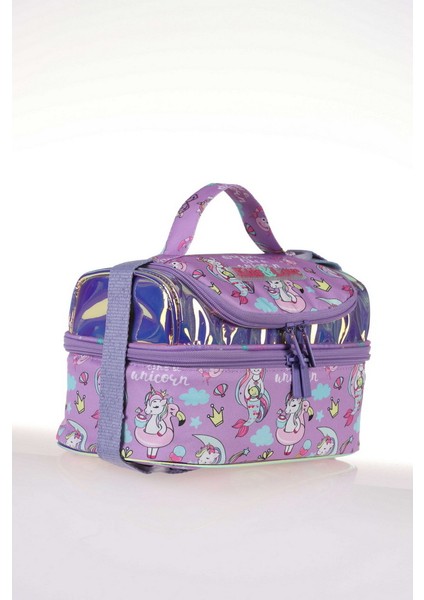Kids & Love Cat Aynalı Taşlı Beslenme Çantası 24X15X15 (L7063) fiyatları
