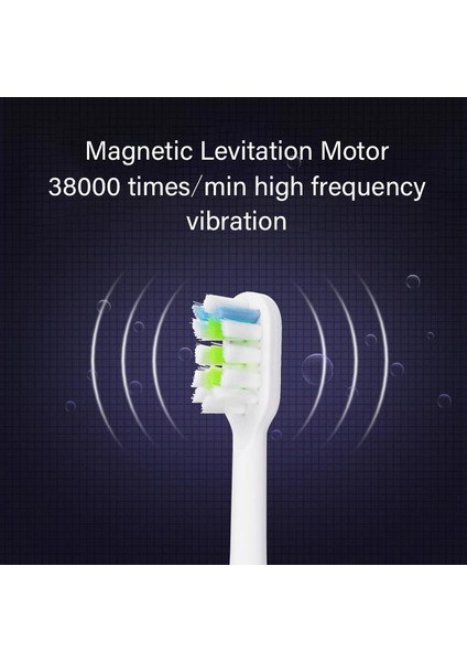 Yetişkin Çift Elektrikli Diş Fırçası Ipx7 Sonic Yumuşak Dupont Kıllar Yüksek Frekans Titreşim Kablosuz Şarj Mobil Diş Fırçası | Elektrikli Diş Fırçaları (Yurt Dışından)