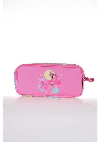 Kids & Love Design Pink Flamingo Kalem Kutusu 24X15X15 (L8072)