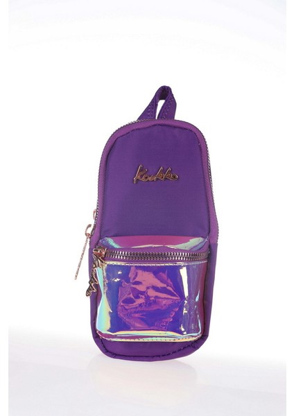 Bright Junior Bag Kalem Çantası Aynalı-Mor (K2291)