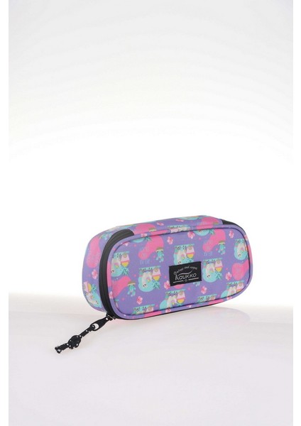 Nature Özel Bölmeli Junior Bag Kalem Çantası Lama Mor (K2331) fiyatları