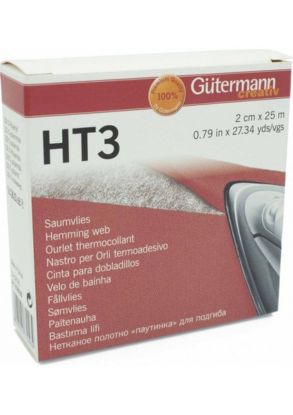 Gütermann Bastırma Lifi Tela 2 cm x 25 Metre Ht3 fiyatları