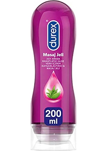 Play & Masaj Jeli Aloe Vera, 200 ml 1 Paket (1 x 1 Adet)