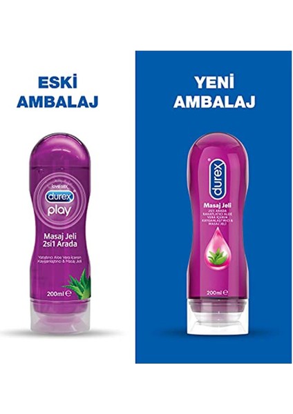 Play & Masaj Jeli Aloe Vera, 200 ml 1 Paket (1 x 1 Adet)
