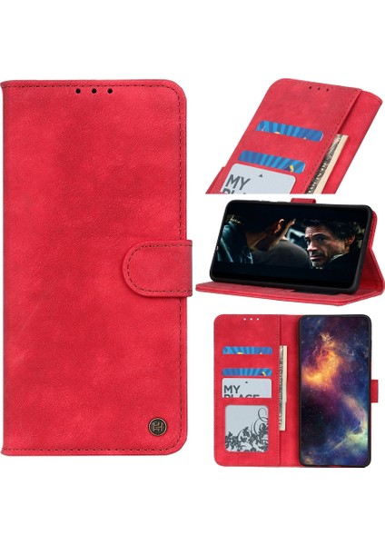 Htc Desire 21 Pro 5g Antop Doku Deri Kılıfı Kırmızı modelleri