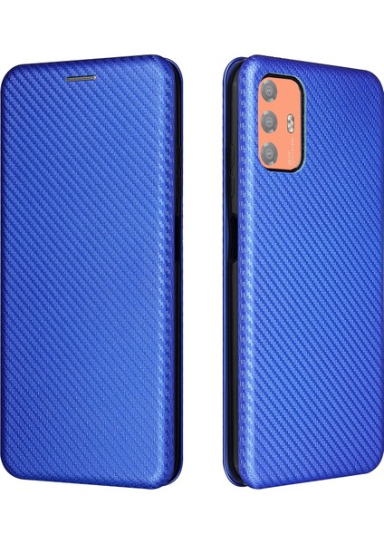 Htc Desire 21 Pro Karbon Fiber Tpu + Pc + Pu Kasa Mavisi