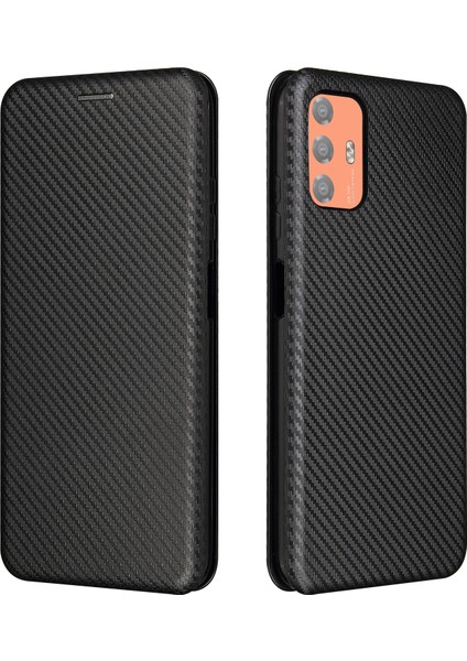 Htc Desire 21 Pro Karbon Fiber Tpu + Pc + Pu Kılıfı Siyah