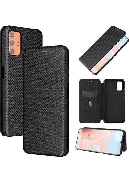 Htc Desire 21 Pro Karbon Fiber Tpu + Pc + Pu Kılıfı Siyah modelleri