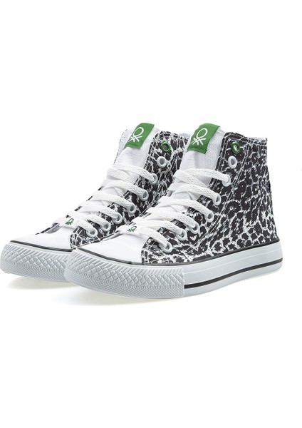 ® | BN-30190 - 3374 Beyaz Leopar - Kadın Spor Ayakkabı modelleri