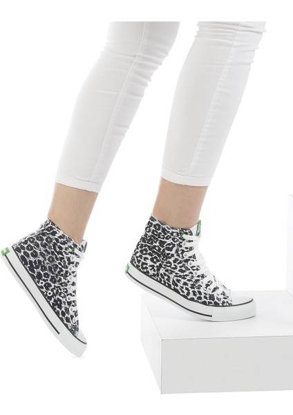 ® | BN-30190 - 3374 Beyaz Leopar - Kadın Spor Ayakkabı indirimleri