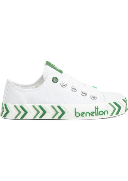 ® | BN-30635-3374 Beyaz Yesil - Çocuk Spor Ayakkabı