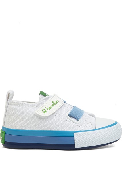 ® | BN-30648 - 3394 Beyaz Mavi - Çocuk Spor Ayakkabı