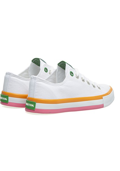 ® | BN-30175 -3394 Beyaz Turuncu - Çocuk Spor Ayakkabı