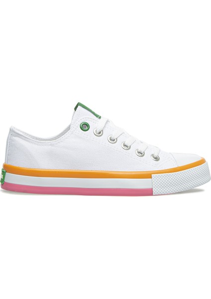 ® | BN-30175 -3394 Beyaz Turuncu - Çocuk Spor Ayakkabı