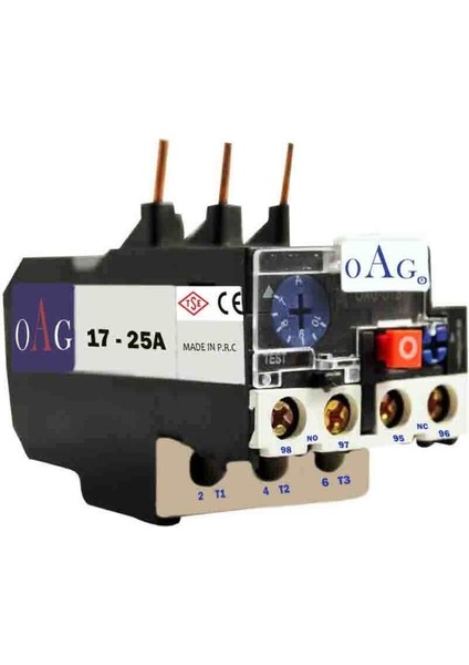 17-25A Geçmeli Tip Termik Röle
