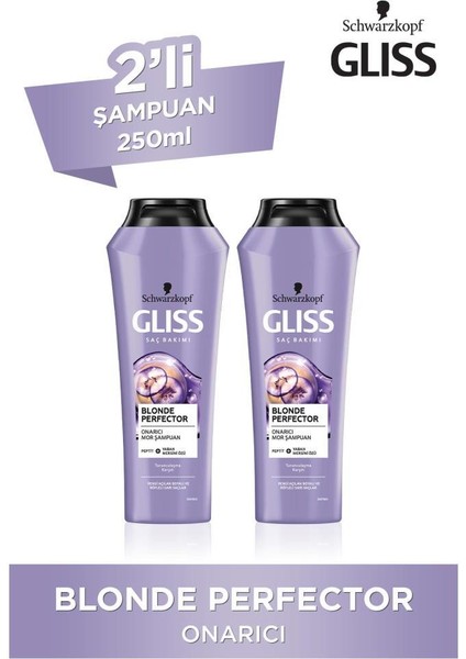 Blonde Perfector Mor Şampuan 250 ml x 2 Adet