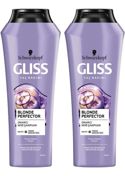 Blonde Perfector Mor Şampuan 250 ml x 2 Adet