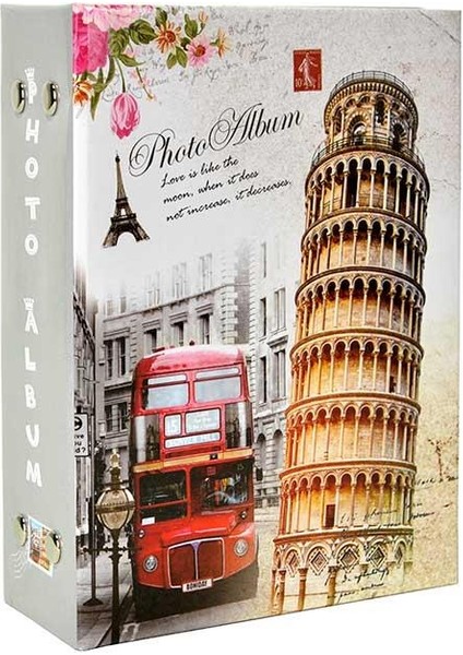 Pisa Kulesi Kapak Baskılı Fotoğraf Albümü 96'lık 10X15
