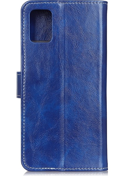 Htc Desire 21 Pro 5g Retro Çılgın At Doku Kılıfı Mavisi fırsatları