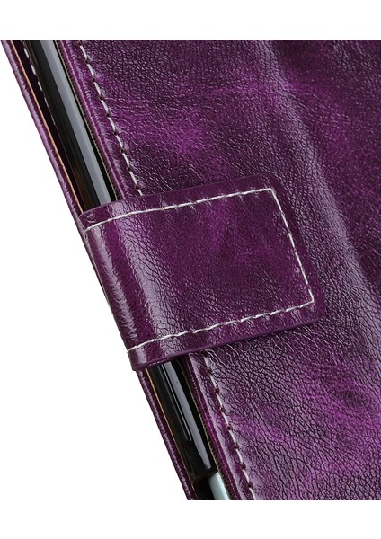 Htc Desire 21 Pro 5g Retro Çılgın At Doku Kılıfı Mor modelleri