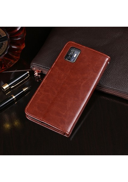 Htc Desire 21 Pro 5g Çılgın At Doku Kılıfı Sarı(Yurt Dışından) fırsatları