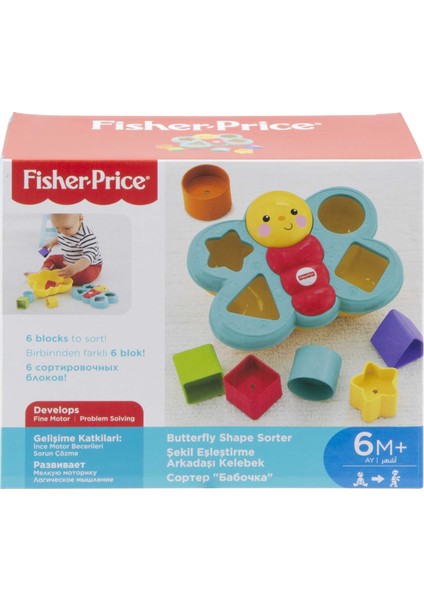 Şekil Eşleştirme Arkadaşı Kelebek Fisher Price CDC22