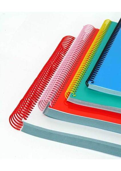 Mapicoil 3:1 Plastik Helezon Spiral 45 mm Siyah 50 Adet