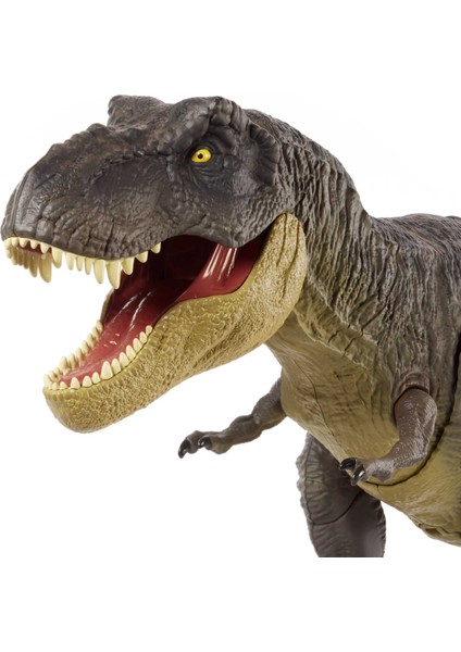 Jurassic World Yürüyen Mücadeleci T-Rex Figürü, Isırma Hareketi, Hareketli Eklemleri Ve Özgün Tasarımıyla, 4 Yaş Ve Üzeri Çocuklar İçin Gwd67