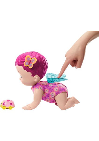 My Garden Baby Neşeli ve Hareketli Kelebek Bebeğim (30cm), 20 Farklı Ses Seçeneği ve Kanatlarıyla, 2 Yaş ve Üzeri İçin GYP31