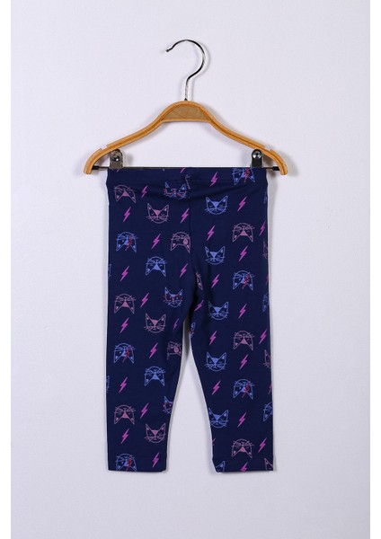 Kız Bebek Baskılı Uzun Tayt (9AY-4YAŞ)