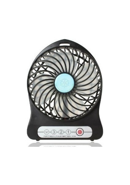 Turan Şarjlı Taşınabilir Mini Fan - Vantilatör
