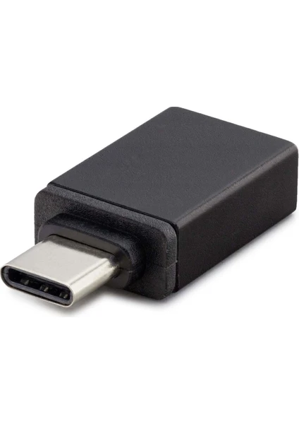 Otg Type-C To USB Çevirici Otg Type-C To USB Siyah Metal Kutulu Hadron HN4457K