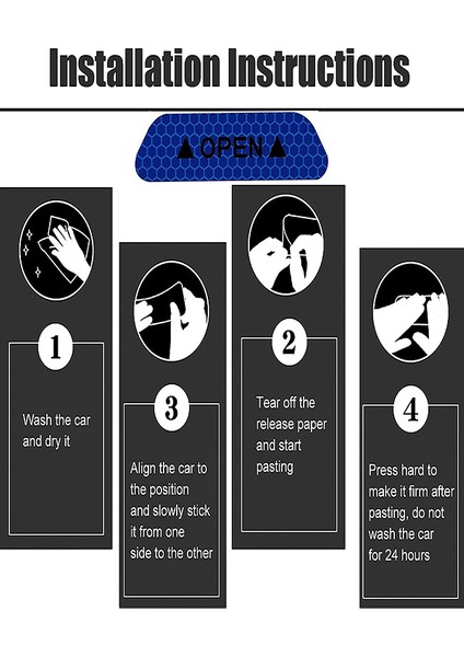 Kapı Ikaz Reflektörlü Sticker Oto Aksesuar Oto Sticker indirimleri