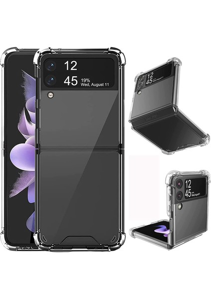 Samsung Galaxy Z Flip 3 Kılıf Antishock Korumalı Silikon Renksiz fiyatları