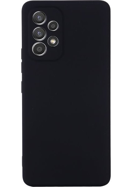 Casestreet Samsung Galaxy A73 Kılıf Mat Kamera Korumalı Premier Mat Silikon Siyah
