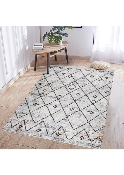 Madrid Premium Yıkanabilir Pamuklu Kaymaz Tabanlı Orjinal Saçaklı Kilim fiyatları