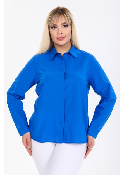 Büyük Beden Pamuk Gömlek modelleri