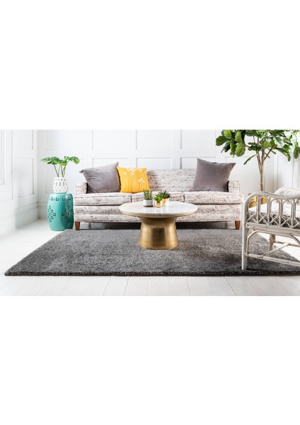 Solid Shaggy Makine Halısı 4371G Gri 180 cm x 275 cm Dikdörtgen fiyatları