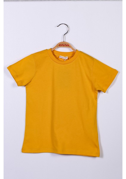 Sarı Unisex Bebek Basic T-Shirt (9AY-4YAŞ)