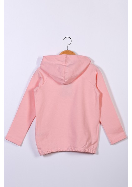 Kız Çocuk Kapüşonlu Sweatshirt (12AY-6YAŞ)