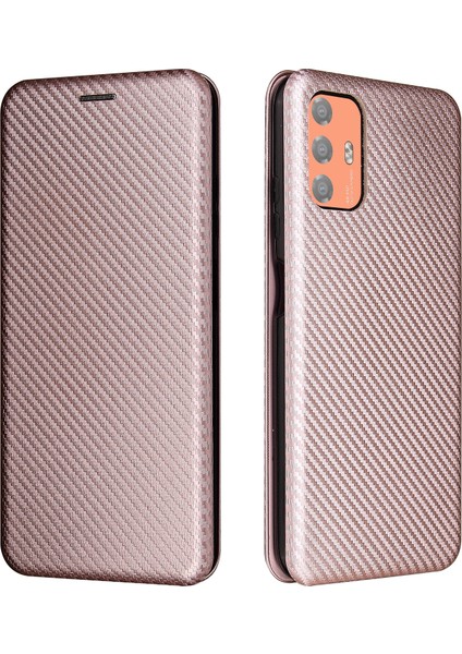 Htc Desire 21 Pro Karbon Fiber Tpu Pc Pu Kılıf Pembe (Yurt Dışından)