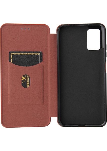 Htc Desire 21 Pro Karbon Fiber Tpu Pc Pu Kasa Kahverengi (Yurt Dışından)