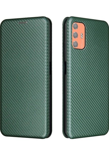 Htc Desire 21 Pro Karbon Fiber Tpu Pc Pu Kılıf Yeşil (Yurt Dışından)