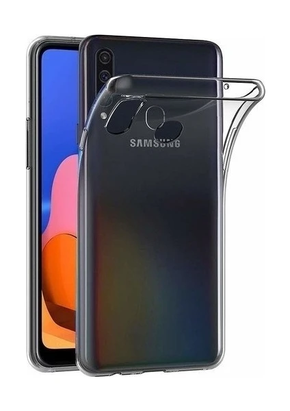 Samsung Galaxy A20S Uyumlu Kılıf A+ Şeffaf Lüx Süper Yumuşak 0.3mm Ince Süper Silikon