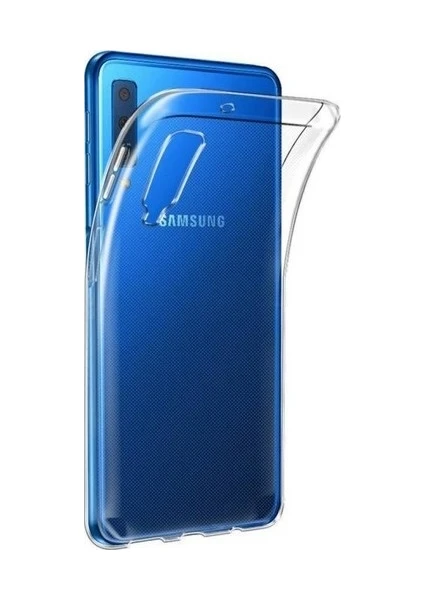 Samsung Galaxy A7 2018 Uyumlu Kılıf A+ Şeffaf Lüx Süper Yumuşak 0.3mm Ince Süper Silikon