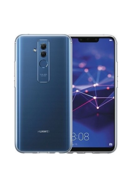 Huawei Mate 20 Lite Uyumlu Kılıf A+ Şeffaf Lüx Süper Yumuşak 0.3mm Ince Süper Silikon
