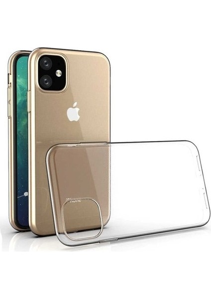 Apple iPhone 11 Uyumlu Kılıf A+ Şeffaf Lüx Süper Yumuşak 0.3mm Ince Süper Silikon