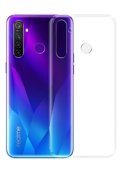 Realme 5 Pro Uyumlu Kılıf A+ Şeffaf Lüx Süper Yumuşak 0.3mm Ince Süper Silikon